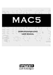 Dateq MAC5 User Manual