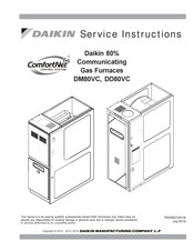 Daikin DM80VC Service Instructions Manual