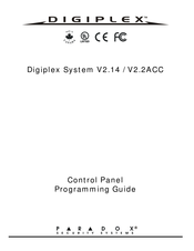 Paradox Digiplex V2.2ACC Programming Manual