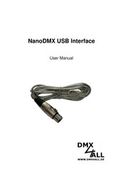 DMX4ALL NanoDMX USB Interface User Manual