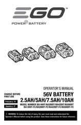 EGO BA1400T-FC Operator's Manual