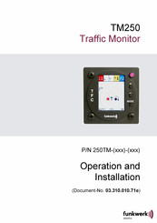 Funkwerk TM250 Operation And Installation