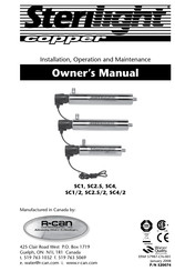R-Can Sterilight SC4/2 Installation, Operation And Maintenance Manual