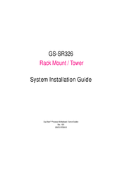 Gigabyte GS-SR326 System Installation Manual