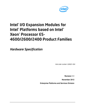 Intel S1600JP Hardware Specification