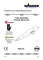 WAGNER Tribo PEA-T3 Operating Manual