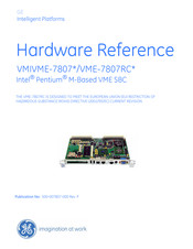 GE VME-7807RC Series Hardware Reference Manual