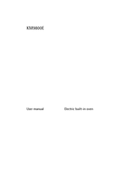 AEG MICROMAT KM9800E User Manual