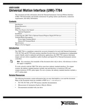 NI UMI-7764 User Manual
