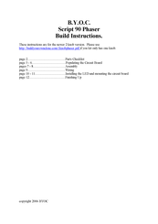 BYOC Script 90 Phase Build Instructions