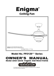 Fanimation Enigma FP2120 Series Owner's Manual