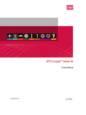 MTS Systems Exceed 40 Series Product Manual