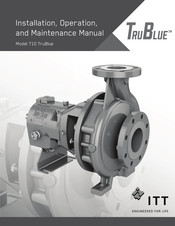 ITT TruBlue 710 Installation, Operation And Maintenance Manual