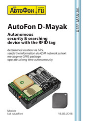 AutoFon D-Mayak User Manual