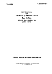 Toshiba Aplio SSA-700A Service Manual