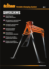 Triton SuperJaws SJA200 Operating And Safety Instructions Manual
