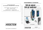 Ardetem TPI-SI 40A User Handbook Manual