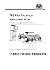 MAHA TPS II Original Operating Instructions