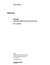 Tektronix RM4000 Instructions Manual
