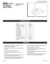 U-Line H-2722 Quick Start Manual