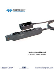 Teledyne Lecroy CP031 Instruction Manual