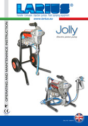 Larius JOLLY Series Operating And Maintenance Instruction Manual