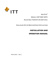 ITT NEO-DYN 100T Installation And Operation Manual