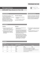 FRÄNKISCHE DATALIGHT Operating Instructions