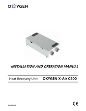 Oxygen X-Air C200 Installation And Operation Manual