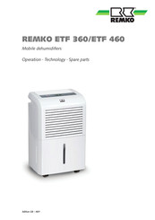 Remko ETF 360 Operation,Technology,Spare Parts