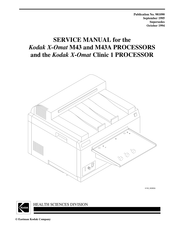 Kodak X-Omat Clinic 1 PROCESSOR Service Manual