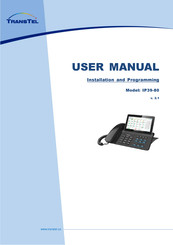 TransTel Communications IP39-80 User Manual