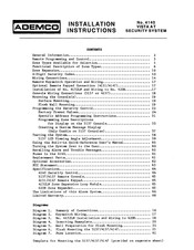 ADEMCO Vista AT 4140 Installation Instruction
