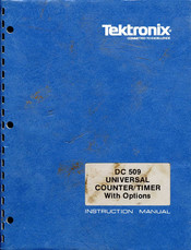 Tektronix DC 509 Instruction Manual