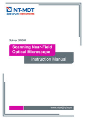 NT-MDT Solver SNOM Instruction Manual