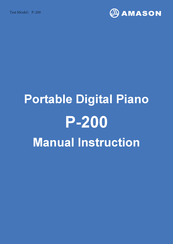 Amason P-200 Manual Instruction
