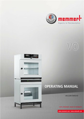 Memmert VO101 Operating Manual