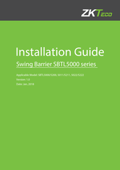 ZKTeco SBTL5200 Installation Manual