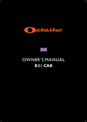 Ockelbo B21 CAB Owner's Manual