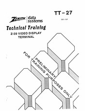 Zenith Data Systems Z-39 Technical Training Manual