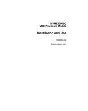 Motorola MVME2300SC Series Installation And Use Manual
