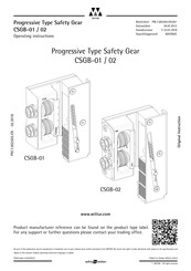 Wittur CSGB-01 Operating Instructions Manual