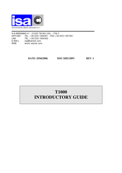 ISA T1000 Introductory Manual