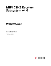 Xilinx Vivado MIPI CSI-2 Product Manual
