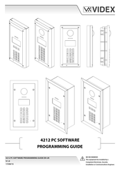 Videx 4212 Series Programming Manual