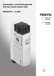 Festo MS6-SV-***-E-ASIS Series Operating Instructions Manual