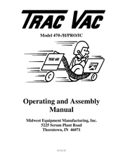 Trac Vac 470-H Operating And Assembly Manual