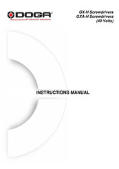 DOGA GXA150-H Instruction Manual