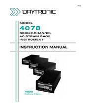DayTronic 4000 Series Instruction Manual