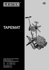 Leister TAPEMAT Operating Instructions Manual